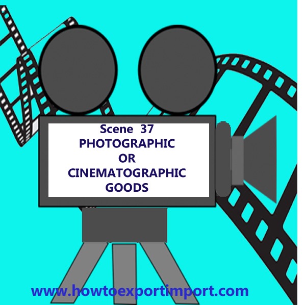 6 digit HS codes Chapter 37 PHOTOGRAPHIC OR CINEMATOGRAPHIC GOODS